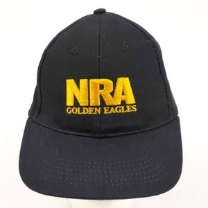 NRA Golden Eagles Adjustable Strapback Hat Cap NEW